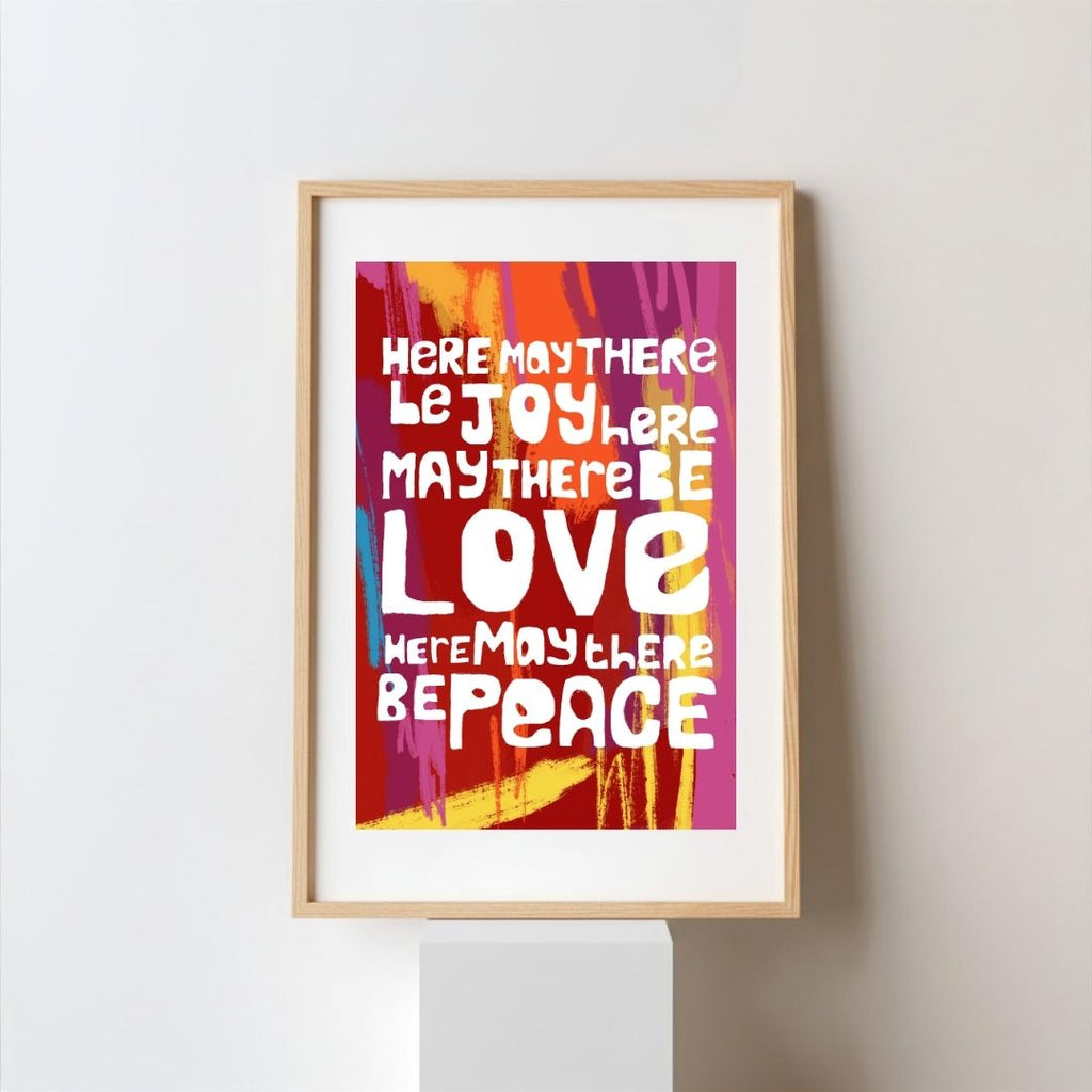 Here may there be…