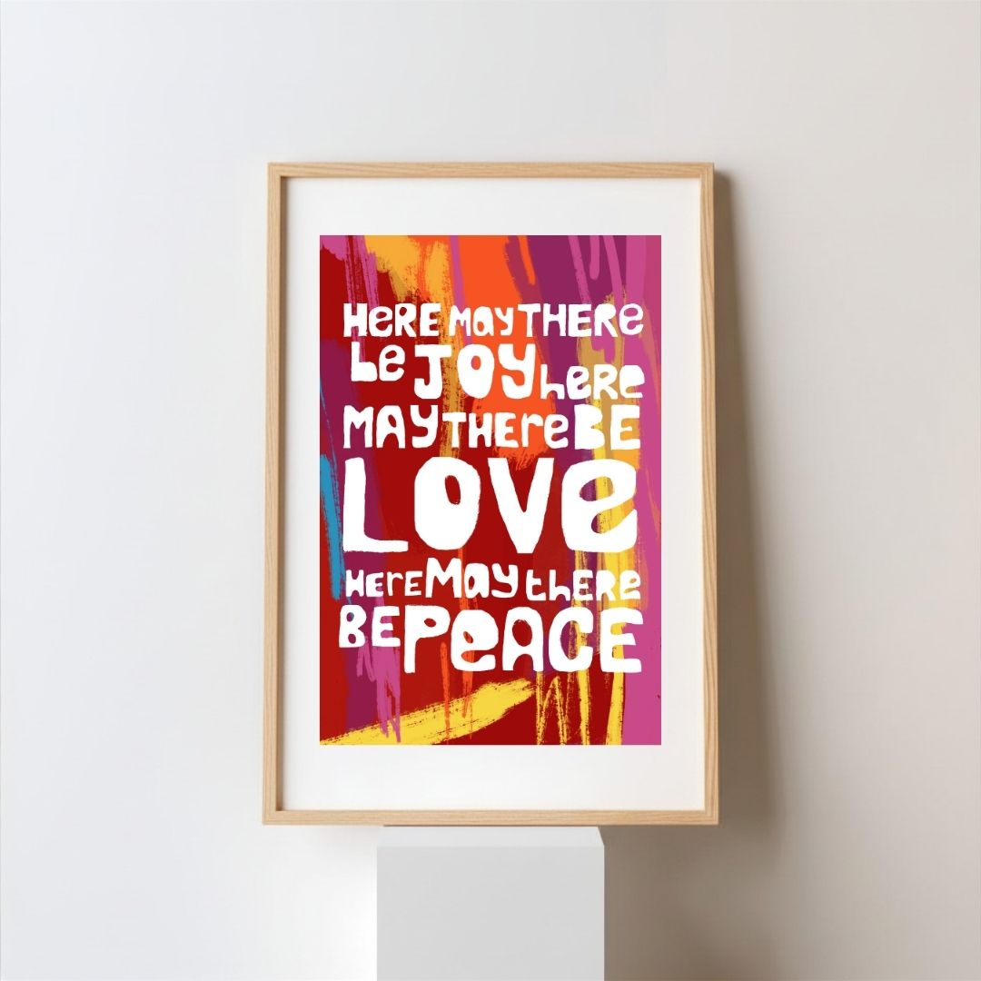Here may there be…